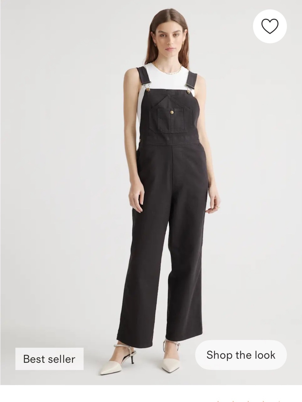 Quince Organic Cotton Stretch Twill Overalls